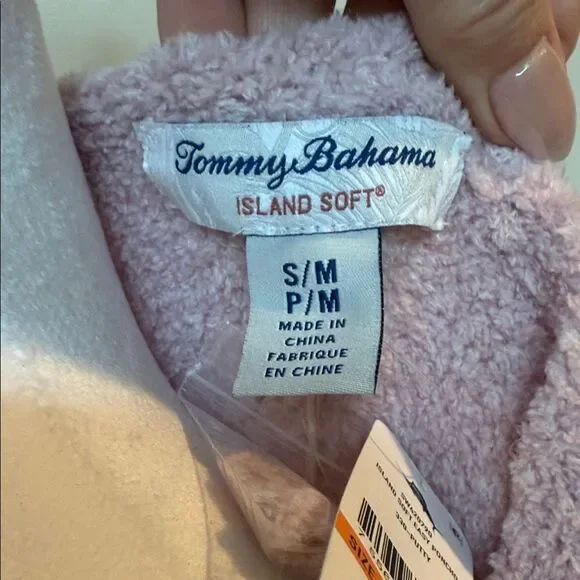 Tommy Bahama Island Soft Easy Pink Women's Poncho - Picture 3 of 9